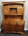 DUCAL PINE PART GLAZED DRESSER