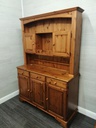 DUCAL PINE PART GLAZED DRESSER