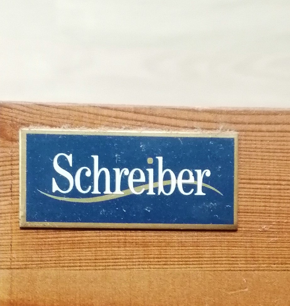 schreiber two door pine wardrobe