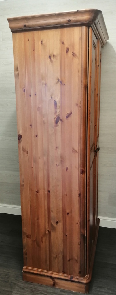 schreiber two door pine wardrobe