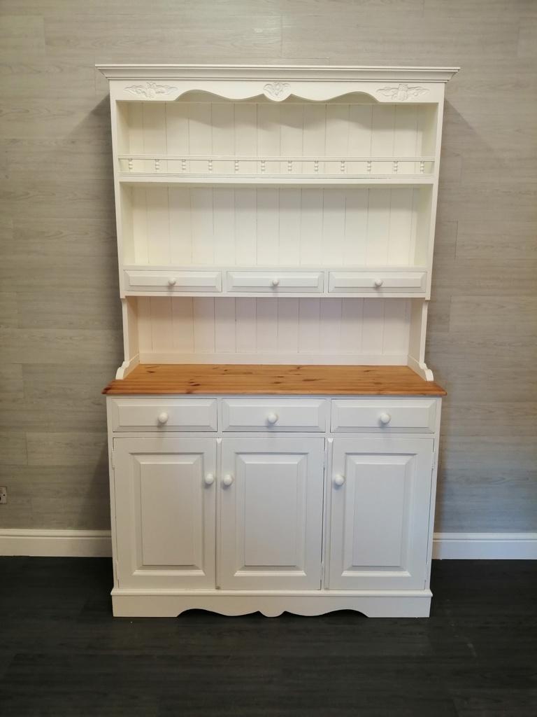 lovely white painted pine dresser