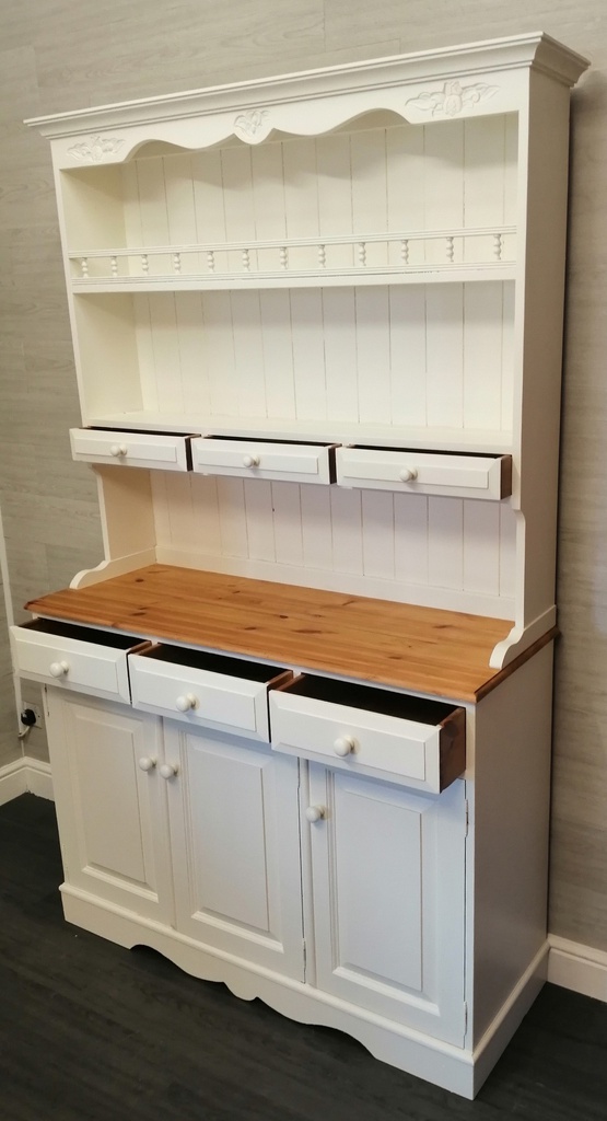 lovely white painted pine dresser