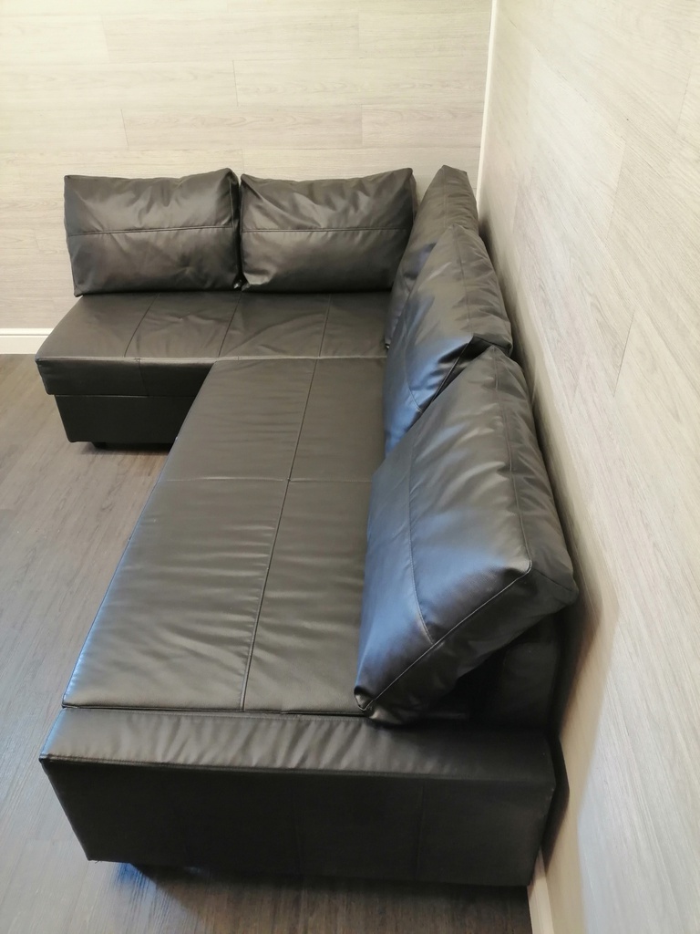 IKEA ‘FRIHETEN’ black Corner Sofa Bed