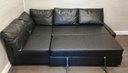 IKEA ‘FRIHETEN’ black Corner Sofa Bed