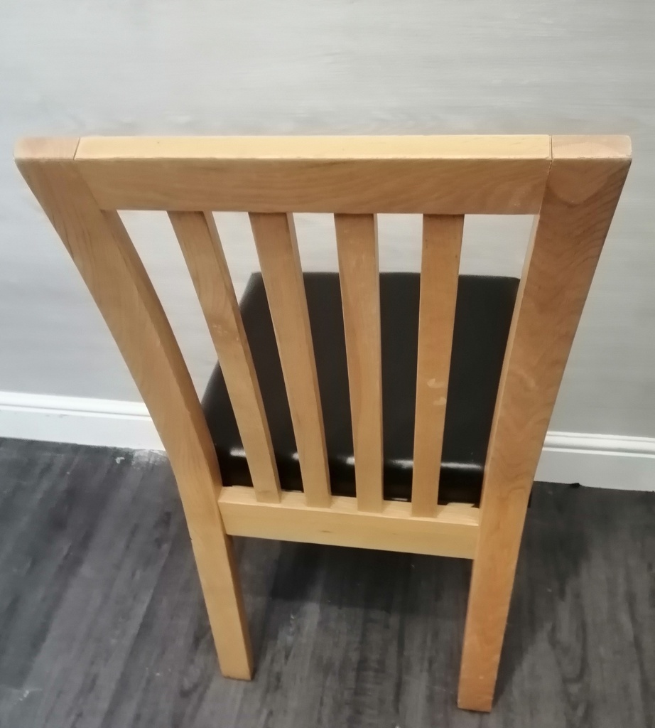 set of four dining chairs