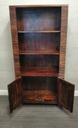 stylish dark wood bookcase