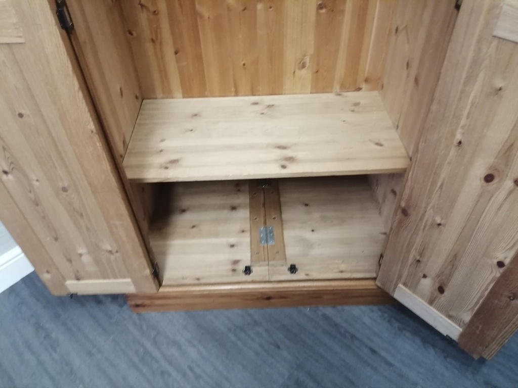 PINE Quality TOP BOX DOUBLE WARDROBE