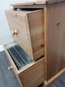 quality solid pine file unit