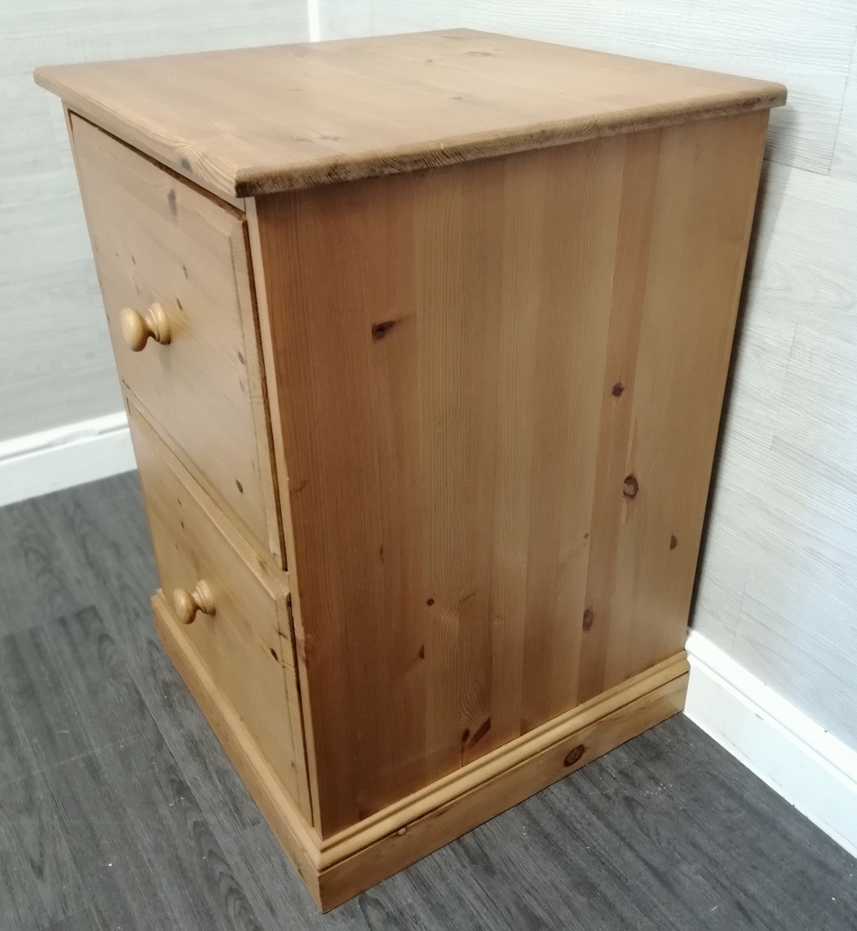 quality solid pine file unit