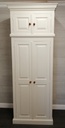 Quality pine painted TOP BOX DOUBLE WARDROBE