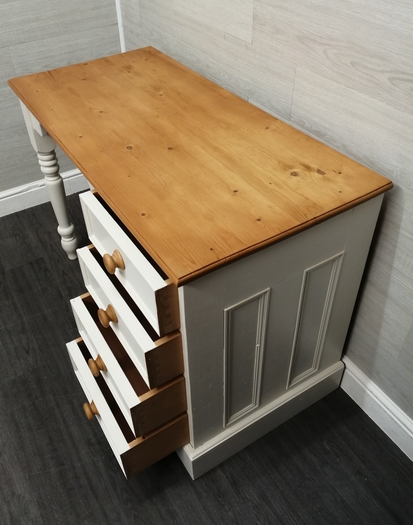 pine painted dressing /desk