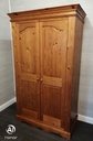 QUALITY SOLID PINE DOUBLE WARDROBE