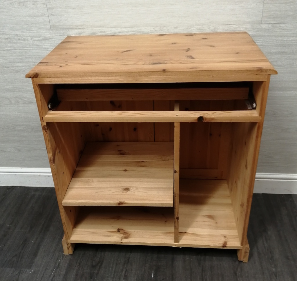 Pine Computer Cupboard