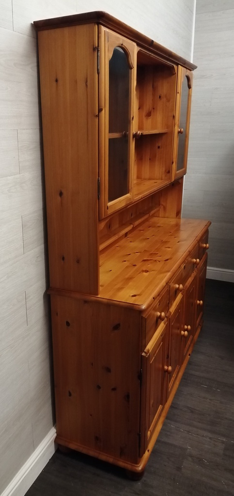 corndel Pine Part Glazed Dresser