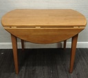 round drop leaf table