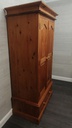 double solid pine  wardrobe with drawer