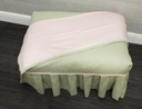 coffee table footstool cover in laura ashley apple green