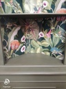 stunning painted corner display unit