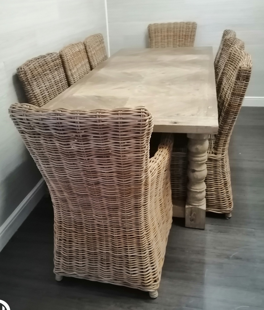 stunning set of six  Barker and Stonehouse dining chairs