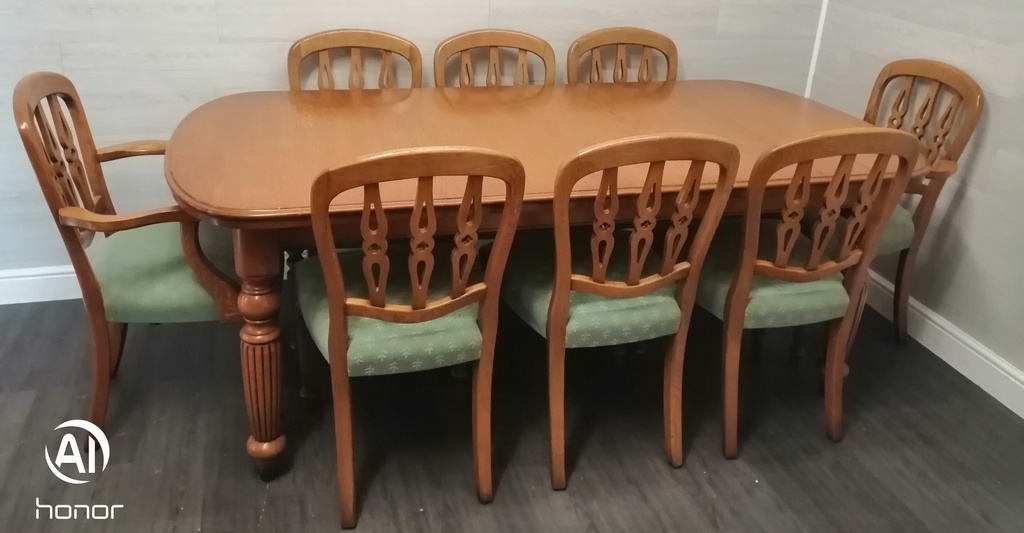 john lewis extending table and 8 chairs