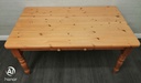 lovely solid pine table with drawer