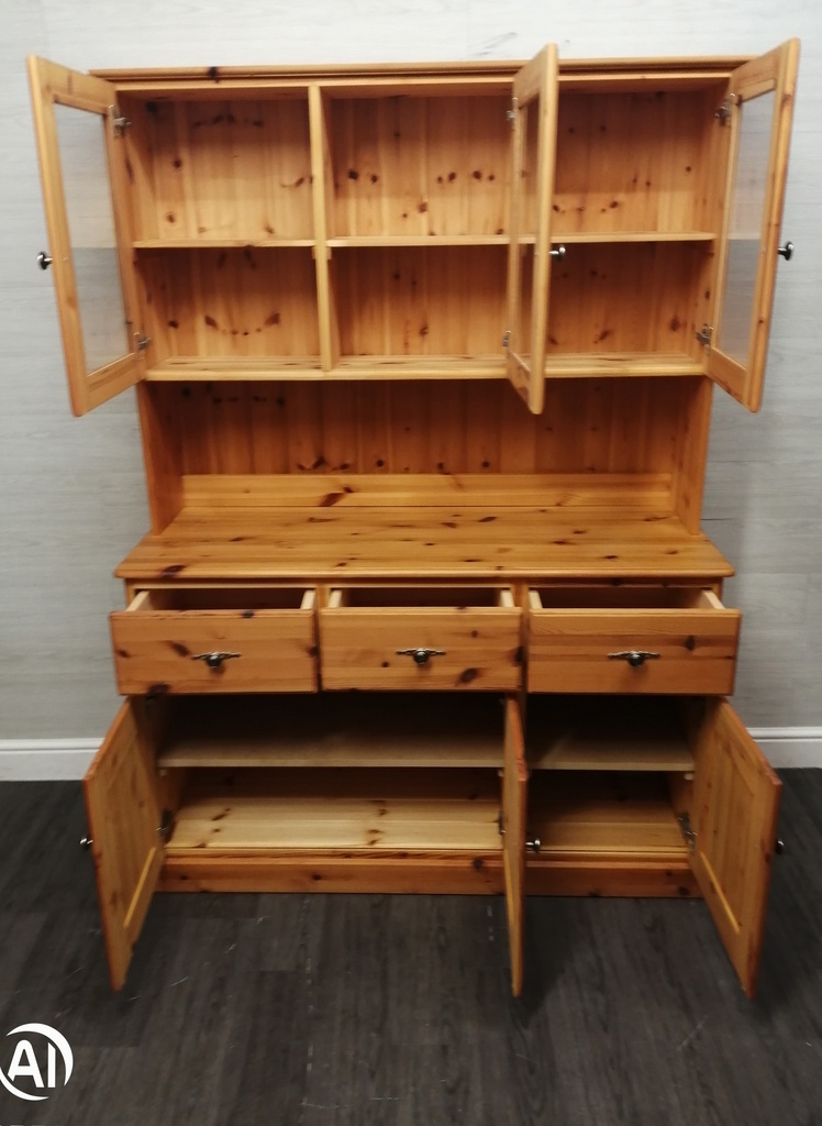 triple glazed pine dresser