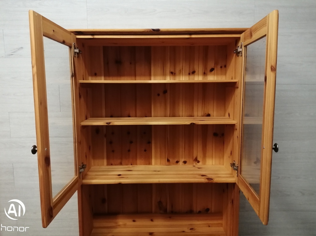 double glazed pine dresser