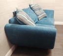 DFS teal blue  Two Seater Sofa