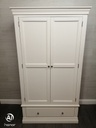 lovely large white wardrobe with drawer