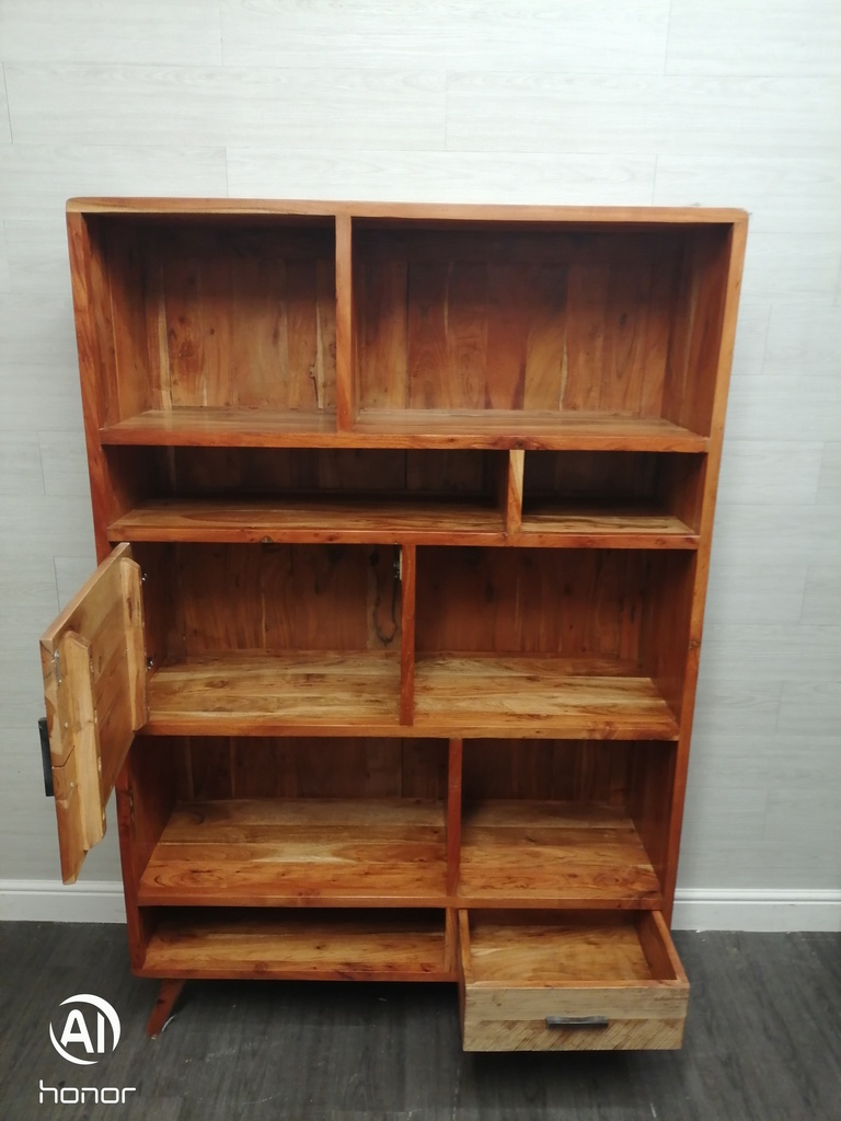 lovely solid wood modern style display unit