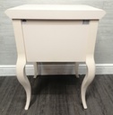 lovely  john lewis cream bedside single drawer bedside table