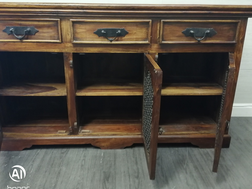 QUALITY SOLID SHEESHAM WOOD SIDEBOARD