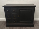 black shabby chic tv stand