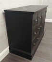 black shabby chic tv stand