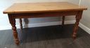 SOLID PINE DINING TABLE WITH DRAWER