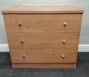 modern three drawer chest