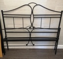 lovely 4FT 6&quot; BLACK BEDFRAME