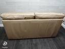 Quality  beige leather  sofa