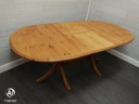 Oval Pine Extending Dining Table