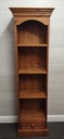 SLIM LINE NARROW PINE BOOKCASe