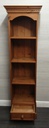 SLIM LINE NARROW PINE BOOKCASe