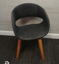 swivel grey dining Or office chair