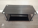 Black Glass coffee table TV Stand