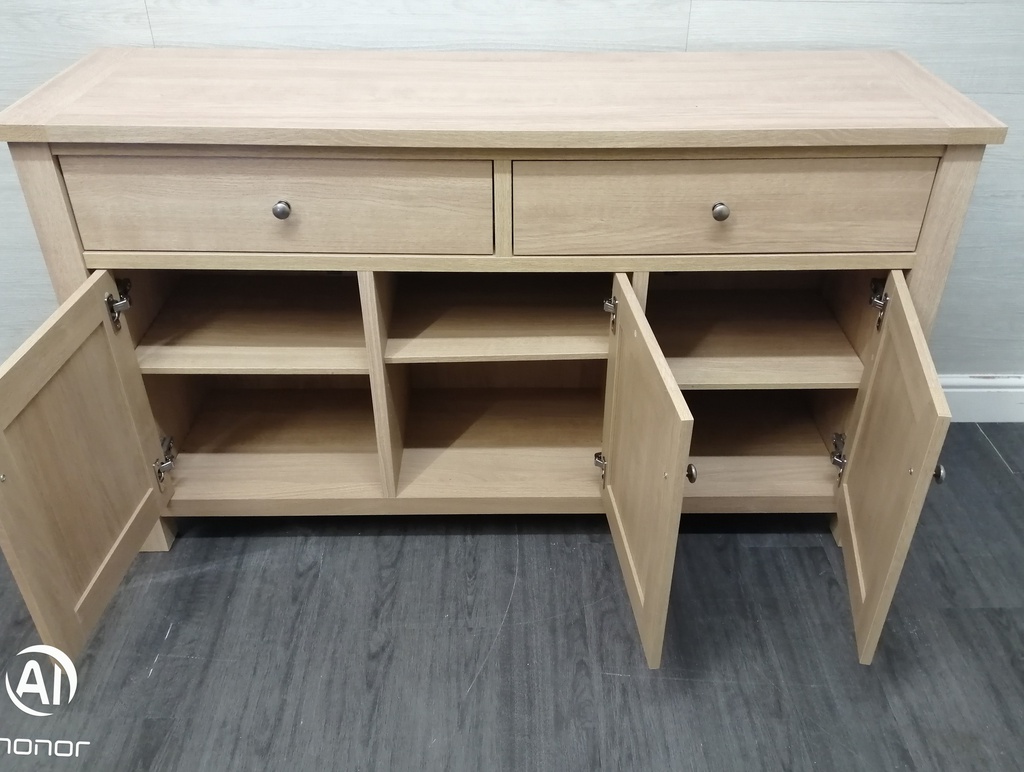 modern oak style sideboard from next