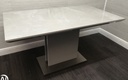 lovely marble effect dining table from furniture village