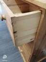 QUALITY SOLID PINE CHEST OF FIVE DRAWERS