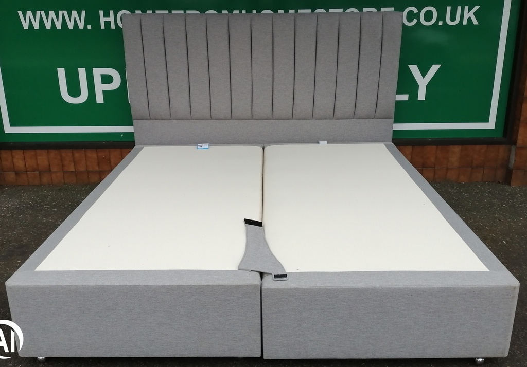 Stunning manor rose large supking mattress divan &amp; headboard set