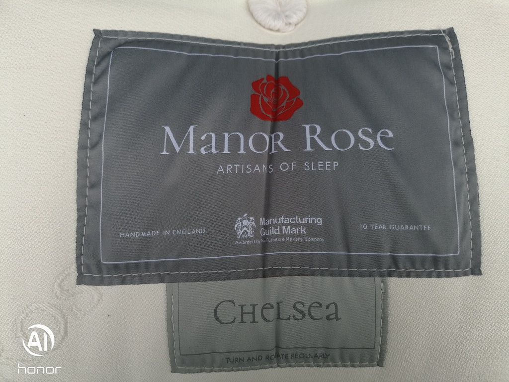 Stunning manor rose large supking mattress divan &amp; headboard set