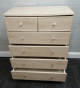 chest of six drawers