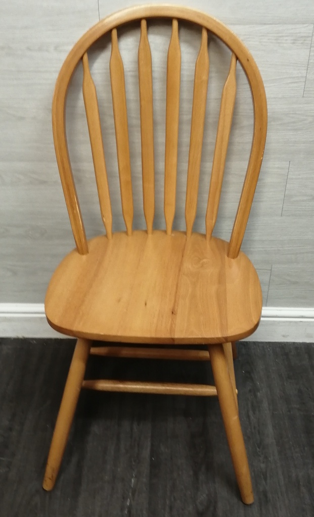 SET OF four hoop BACK DINING CHAIRS